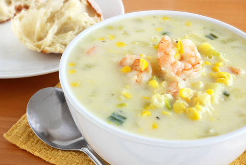 Creamy Shrimp and Corn Chowder with a Kick
