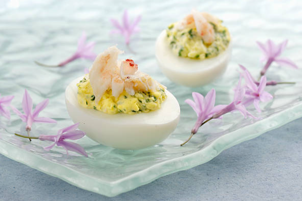 Deviled Eggs with Pickled Shrimp: A Bold & Elegant Party Starter