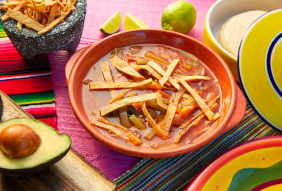 Zesty Chicken Tortilla Soup