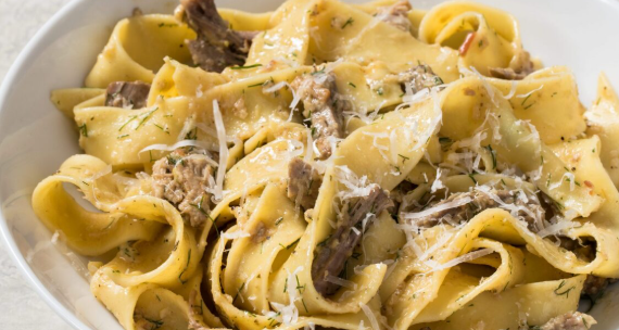 Bright & Hearty Pork, Fennel, and Lemon Ragu with Pappardelle