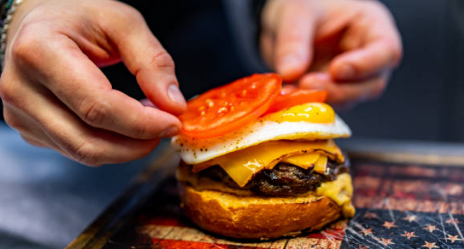 Ultimate Brunch Burger with Egg and Bacon Bliss