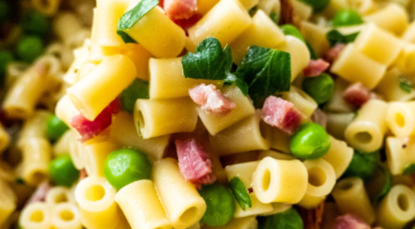 Pasta e Piselli: A Cozy Italian Classic with a Savory Twist (Pasta and Peas)