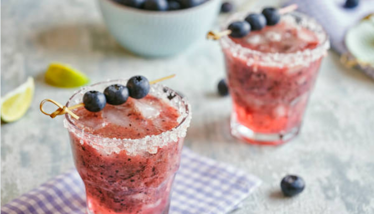 Zesty Blueberry Lime Margarita