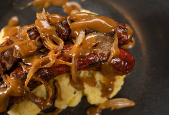 Savory Chicken Italian Sausage with Caramelized Onions