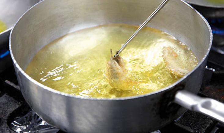 Crispy Soft Shell Crabs with Silky Chive Cream Sauce