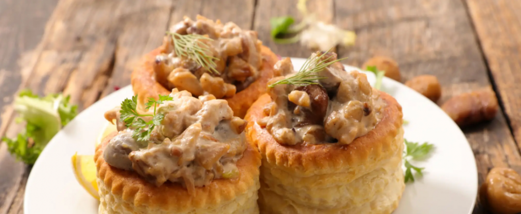 Wild Mushroom Puff Pastry Parcels with Thyme and Gruyère