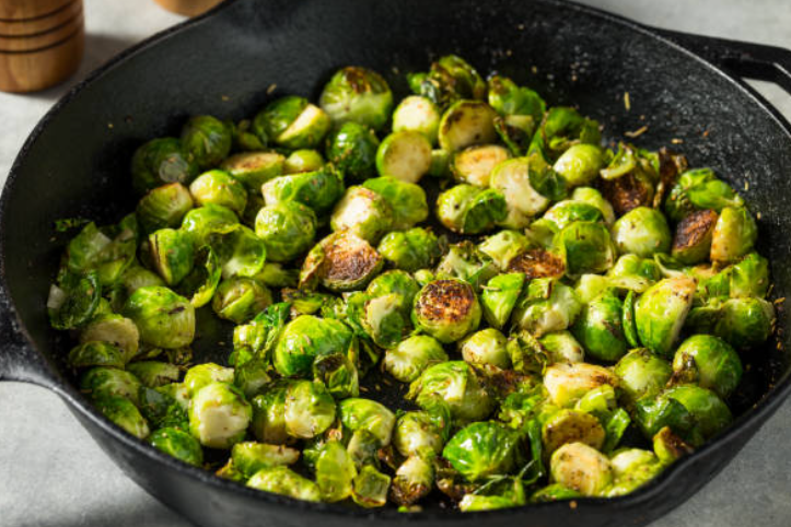 Don Angie–Inspired Spicy Italian Brussels Sprouts