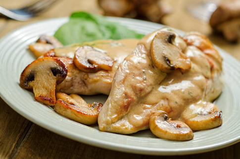 Elegant & Easy: Mushroom Chicken with Creamy Dijon-Wine Sauce