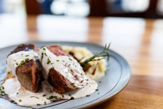 Perfect Filet Mignon with Creamy Dijon Pan Sauce