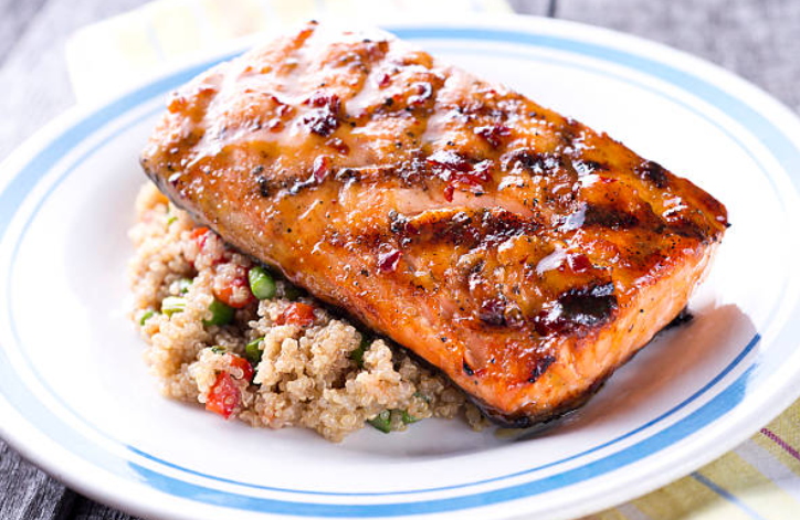 Grilled Dijon-Maple Salmon: A Sweet and Savory Seafood Delight