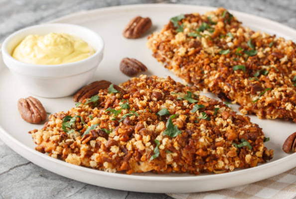 Crispy Pecan Crusted Honey Chicken That’ll Steal the Show