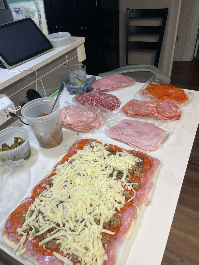 Meat and Cheese Stromboli