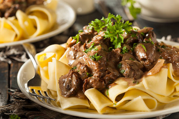 Beef Stroganoff
