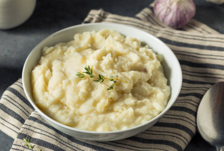 Creamy Double-Garlic Mashed Potatoes