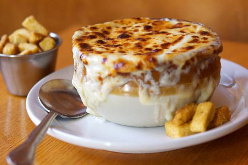 French Onion Soup: The Classic Bistro Comfort with Melty Cheese on Top