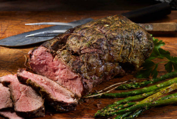 Leg of Lamb with Garlic and Rosemary