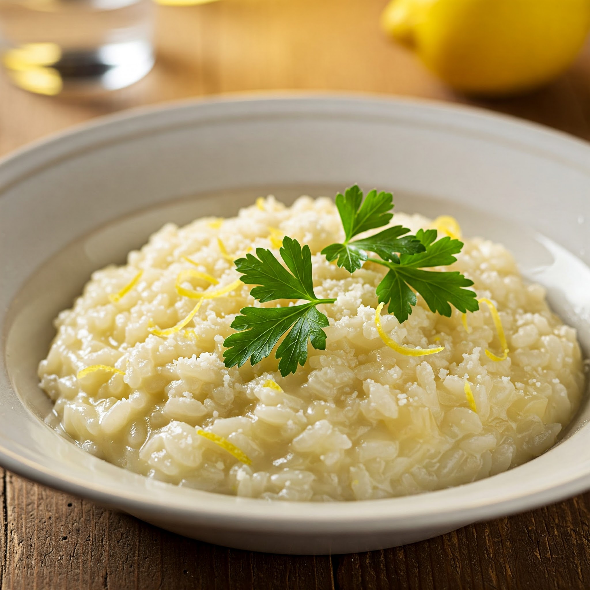 Lemon Risotto: Creamy, Zesty Italian Rice Dish with Parmesan