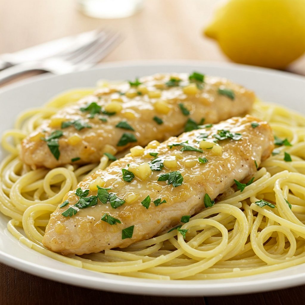 pollo al limone classic italian lemon chicken in white wine sauce