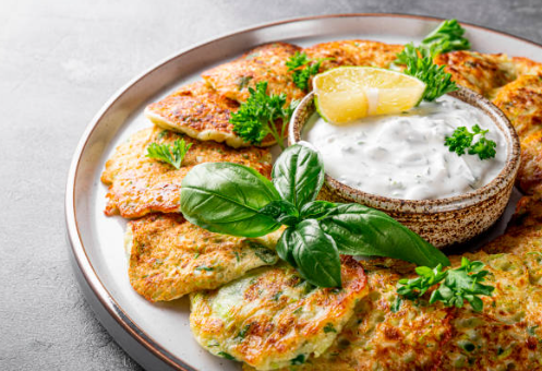 Zucchini Fritters with Tzatziki Sauce: Crispy, Golden, and Irresistibly Good
