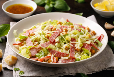 Zesty Italian Antipasto Salad Bowl