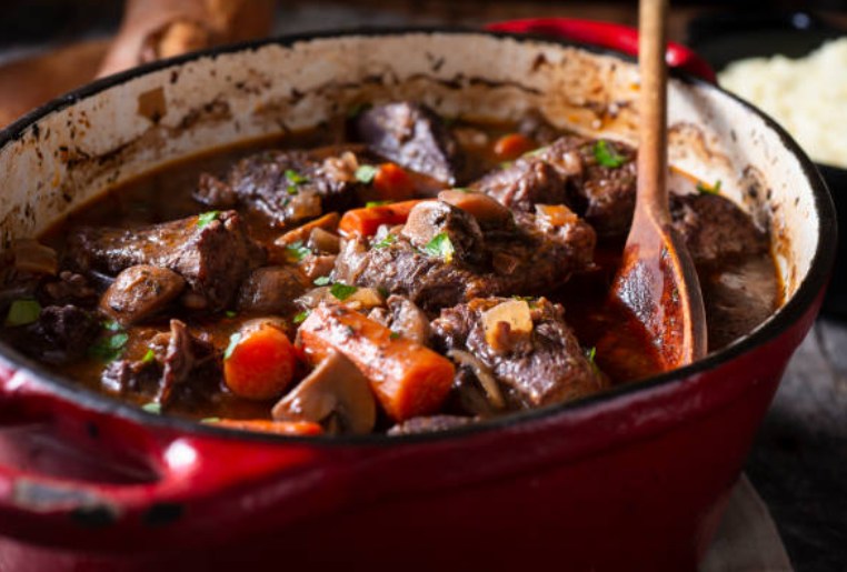 Slow-Simmered Burgundy Beef Stew