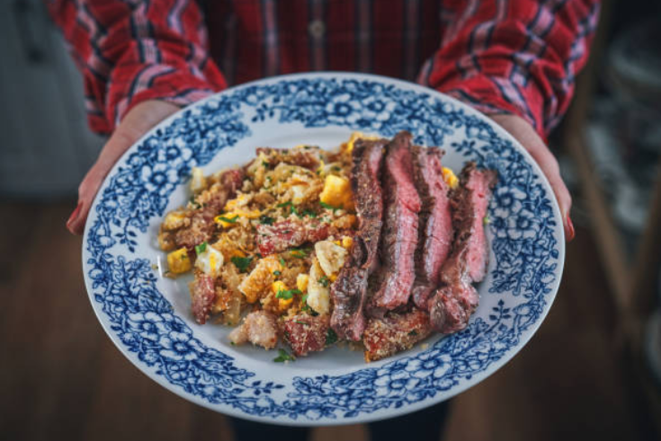 Zesty Skirt Steak with Spicy Pineapple Relish