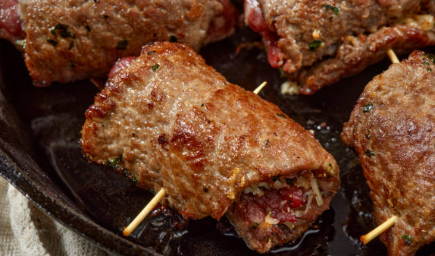 Authentic Italian Veal Spiedini with Provolone & Bay Leaf Twist