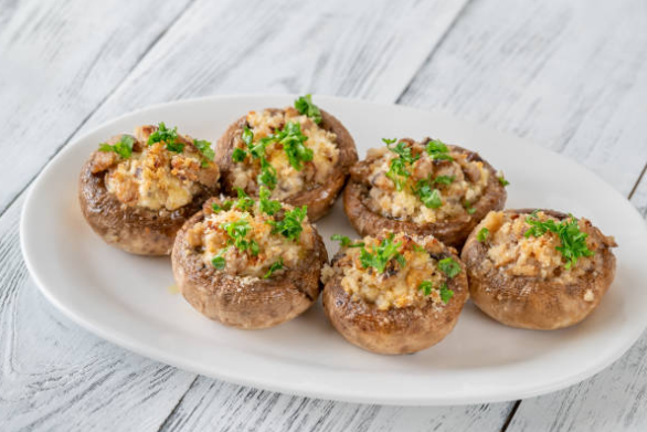 Irresistible Crab-Stuffed Mushrooms with a Buttery Crunch