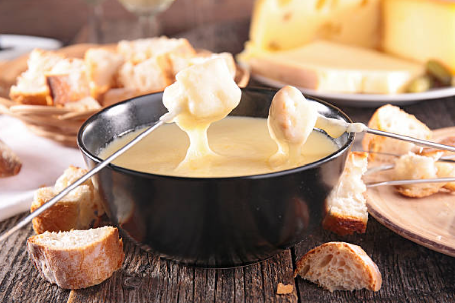 The Ultimate Swiss Cheese Fondue