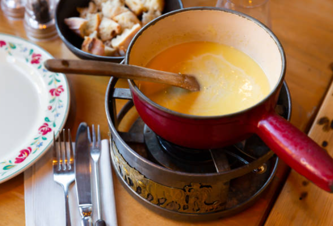 The Ultimate Swiss Cheese Fondue