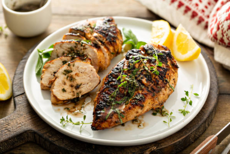 Savory Baked Balsamic Chicken with Herbed Glaze