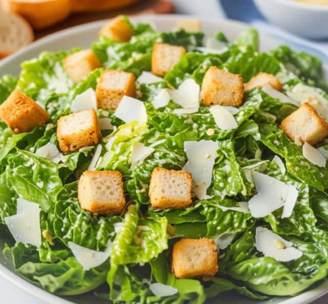 Legendary Caesar Salad with Homemade Garlic-Parmesan Dressing