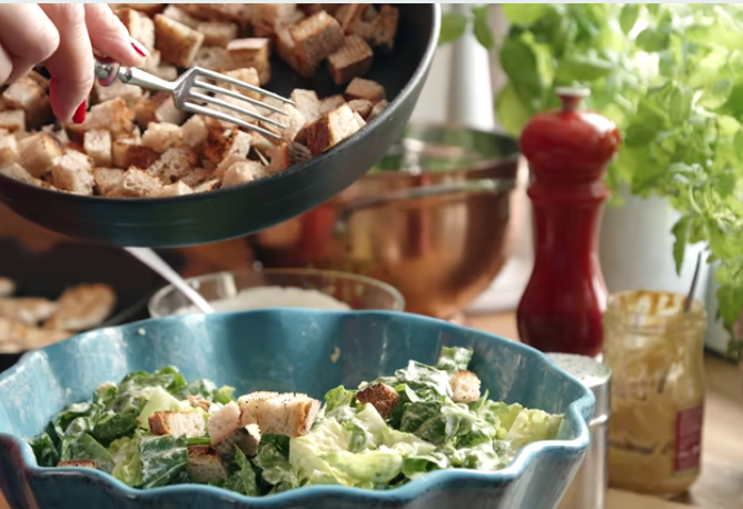 Legendary Caesar Salad with Homemade Garlic-Parmesan Dressing