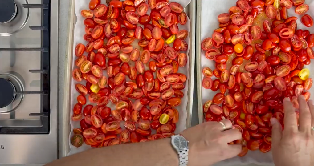 Roasted Cherry Tomato Soup with a Velvety Finish