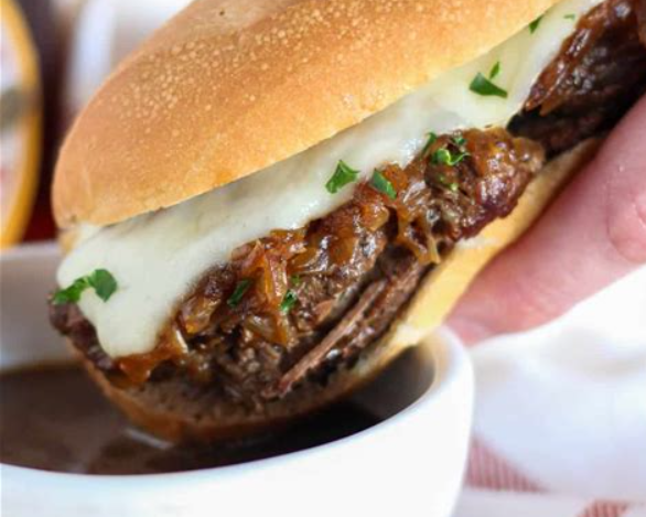 French Dip Sandwich – Juicy, Melty, and Dippable Perfection
