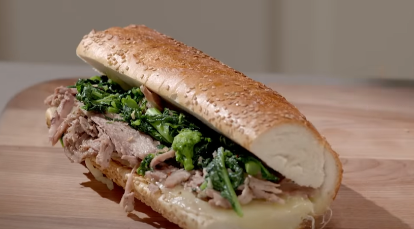 Authentic Philly Roast Pork Sandwich