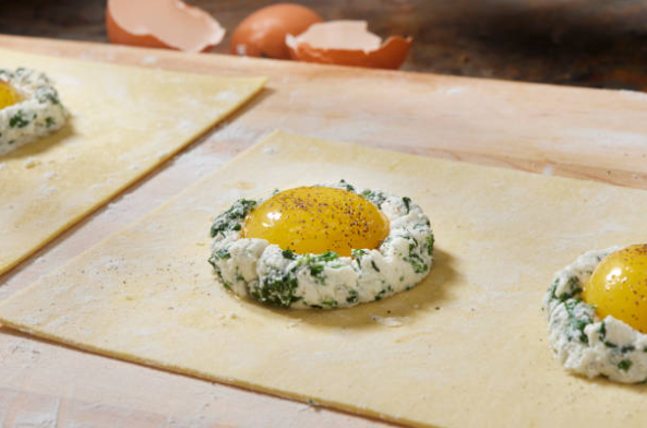 Egg Yolk Raviolo
