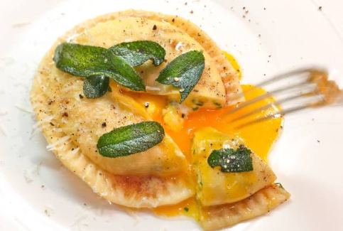 Egg Yolk Raviolo – Luxurious Handmade Pasta with a Runny Golden Center